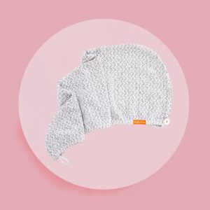 Aquis Prime Rapid Dry Hair Turban - Chevron